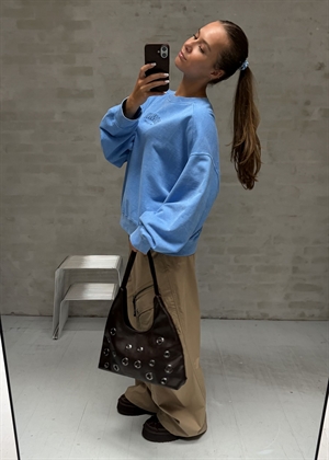 Essentials isoli crewneck Marina A1060085 Ganni 